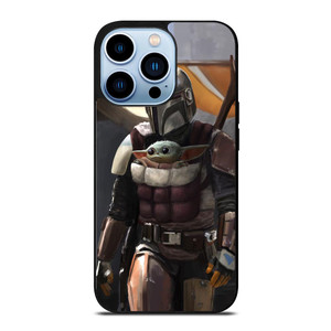 THE MANDALORIAN AND BABY YODA iPhone 13 Pro Max Case THE MANDALORIAN AND BABY YODA iPhone 13 Pro Max Case