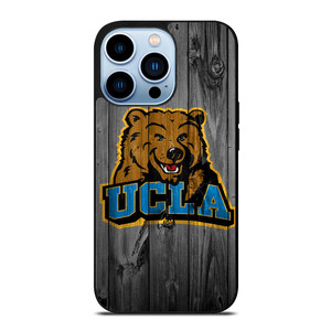 UCLA BRUINS FOOTBALL WOODEN LOGO iPhone 13 Pro Max Case UCLA BRUINS FOOTBALL WOODEN LOGO iPhone 13 Pro Max Case