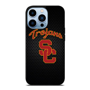 USC TROJANS RUSTY METAL LOGO iPhone 13 Pro Max Case