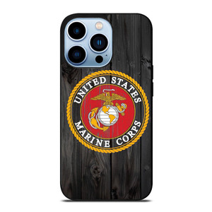 USMC US MARINE CORPS WOOD iPhone 13 Pro Max Case USMC US MARINE CORPS WOOD iPhone 13 Pro Max Case