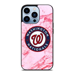 WASHINGTON NATIONALS PINK MARBLE iPhone 13 Pro Max Case WASHINGTON NATIONALS PINK MARBLE iPhone 13 Pro Max Case