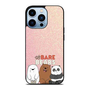 WE BARE BEARS PINK GILTTER iPhone 13 Pro Max Case