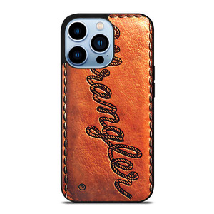 WRANGLER JEANS LOGO LEATHER iPhone 13 Pro Max Case WRANGLER JEANS LOGO LEATHER iPhone 13 Pro Max Case