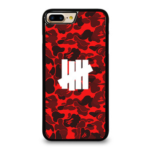 UNDEFEATED BAPE CAMO RED iPhone 7 Plus Case UNDEFEATED BAPE CAMO RED iPhone 7 Plus Case