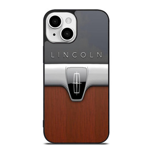 LINCOLN MOTOR WOODEN CHROME LOGO iPhone 13 Mini Case