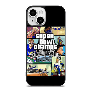 LOS ANGELES RAMS CHAMPIONS CARTOON iPhone 13 Mini Case