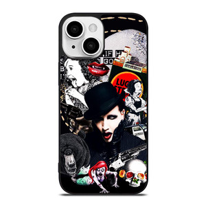 MARILYN MANSON GOTH COLLAGE iPhone 13 Mini Case