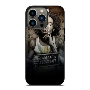 BOB MARLEY JAMAICAN MARIJUANA iPhone 13 Pro Case BOB MARLEY JAMAICAN MARIJUANA iPhone 13 Pro Case
