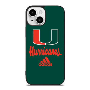 MIAMI HURRICANES GREEN LOGO iPhone 13 Mini Case