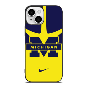 MICHIGAN WOLVERINES FOOTBALL NIKE iPhone 13 Mini Case MICHIGAN WOLVERINES FOOTBALL NIKE iPhone 13 Mini Case