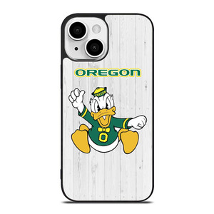 OREGON DUCKS WOODEN LOGO iPhone 13 Mini Case OREGON DUCKS WOODEN LOGO iPhone 13 Mini Case