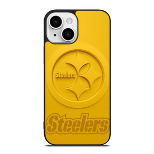 PITTSBURGH STEELERS YELLOW CRAFT iPhone 13 Mini Case PITTSBURGH STEELERS YELLOW CRAFT iPhone 13 Mini Case