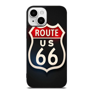 ROUTE 66 STREET US LOGO CARBON iPhone 13 Mini Case