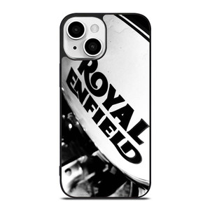 ROYAL ENFIELD LOGO BLACK WHITE iPhone 13 Mini Case ROYAL ENFIELD LOGO BLACK WHITE iPhone 13 Mini Case