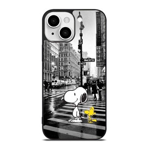 SNOOPY STREET RAIN iPhone 13 Mini Case SNOOPY STREET RAIN iPhone 13 Mini Case