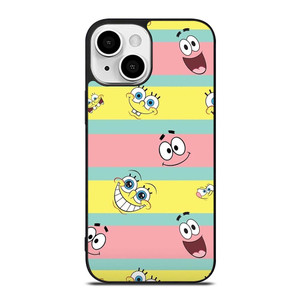 SPONGEBOB PATRICK CUTE STRIPE iPhone 13 Mini Case SPONGEBOB PATRICK CUTE STRIPE iPhone 13 Mini Case