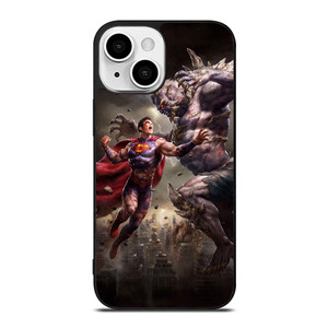 SUPERMAN VS DOOMSDAY ART iPhone 13 Mini Case