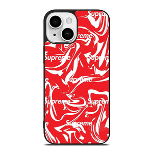SUPREME MELTED RED ARTWORK iPhone 13 Mini Case