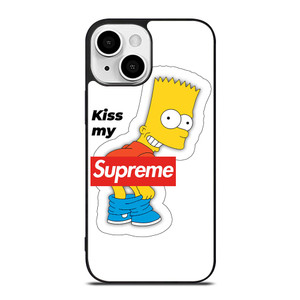 THE SIMPSONS KISS MY SUPREME iPhone 13 Mini Case THE SIMPSONS KISS MY SUPREME iPhone 13 Mini Case