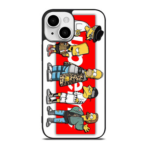 THE SIMPSONS SUPREME HYPEBEAST iPhone 13 Mini Case THE SIMPSONS SUPREME HYPEBEAST iPhone 13 Mini Case
