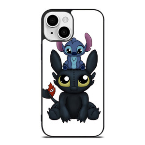 TOOTHLESS AND STITCH CARTOON iPhone 13 Mini Case
