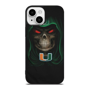 UM MIAMI HURRICANES SKULL iPhone 13 Mini Case