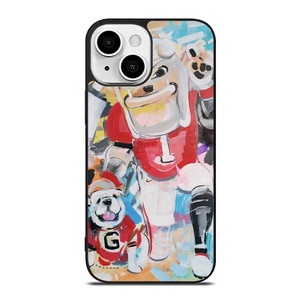 UNIVERSITY OF GEORGIA BULLDOGS UGA ART iPhone 13 Mini Case