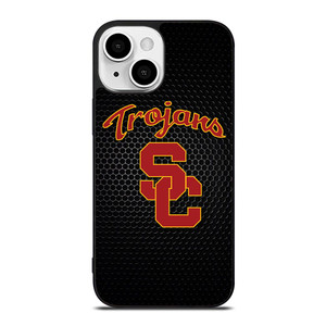 USC TROJANS RUSTY METAL LOGO iPhone 13 Mini Case