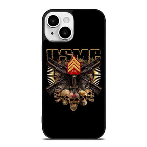 USMC MARINE CORPS SKULL LOGO iPhone 13 Mini Case