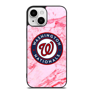 WASHINGTON NATIONALS PINK MARBLE iPhone 13 Mini Case WASHINGTON NATIONALS PINK MARBLE iPhone 13 Mini Case