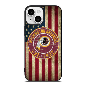 WASHINGTON REDSKINS AMERICAN FLAG iPhone 13 Mini Case WASHINGTON REDSKINS AMERICAN FLAG iPhone 13 Mini Case