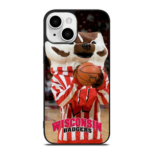 WISCONSIN BADGER MASCOT 2 iPhone 13 Mini Case WISCONSIN BADGER MASCOT 2 iPhone 13 Mini Case