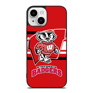 WISCONSIN BADGER SYMBOL iPhone 13 Mini Case WISCONSIN BADGER SYMBOL iPhone 13 Mini Case