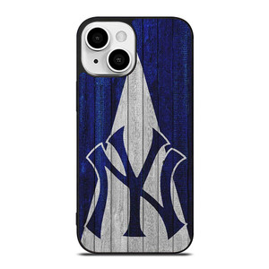 WOODEN LOGO NEW YORK YANKEES iPhone 13 Mini Case WOODEN LOGO NEW YORK YANKEES iPhone 13 Mini Case