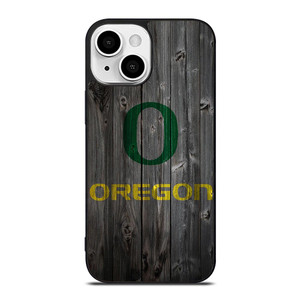 WOODEN LOGO OREGON DUCKS iPhone 13 Mini Case WOODEN LOGO OREGON DUCKS iPhone 13 Mini Case