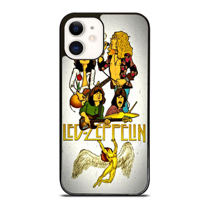 LED ZEPPELIN ROCK BAND ART iPhone 12 Case