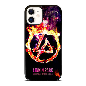 LINKIN PARK LOGO BURNING IN THE SKIES iPhone 12 Case LINKIN PARK LOGO BURNING IN THE SKIES iPhone 12 Case