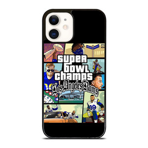 LOS ANGELES RAMS CHAMPIONS CARTOON iPhone 12 Case