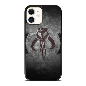 MANDALORIAN STAR WARS HEAD EMBLEM iPhone 12 Case MANDALORIAN STAR WARS HEAD EMBLEM iPhone 12 Case