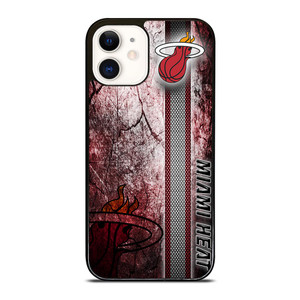 MIAMI HEAT GRUNGE LOGO iPhone 12 Case