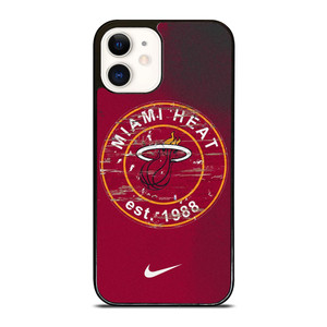 MIAMI HEAT NIKE BADGE iPhone 12 Case