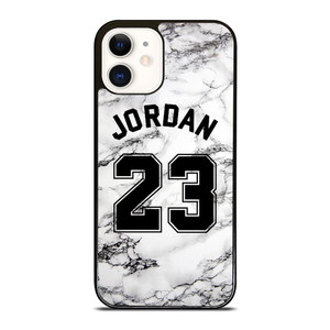 MICHAEL JORDAN 23 WHITE MARBLE iPhone 12 Case