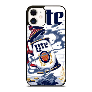 MILLER LITE SHAKE BEER iPhone 12 Case MILLER LITE SHAKE BEER iPhone 12 Case