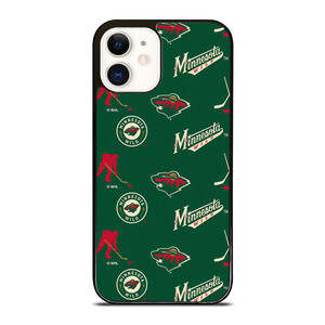 MINNESOTA WILD NHL PATTERN iPhone 12 Case MINNESOTA WILD NHL PATTERN iPhone 12 Case