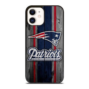 NEW ENGLAND PATRIOTS WOODEN LOGO iPhone 12 Case