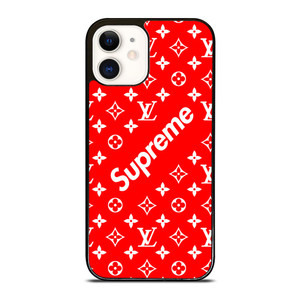 NEW SUPREME RED PATTERN iPhone 12 Case NEW SUPREME RED PATTERN iPhone 12 Case