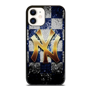 NEW YORK YANKEES GLASS ART iPhone 12 Case NEW YORK YANKEES GLASS ART iPhone 12 Case