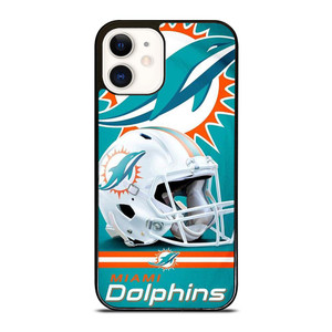 NFL MIAMI DOLPHINS HELMET LOGO iPhone 12 Case NFL MIAMI DOLPHINS HELMET LOGO iPhone 12 Case