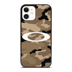 OAKLEY BROWN CAMO WALLPAPER iPhone 12 Case OAKLEY BROWN CAMO WALLPAPER iPhone 12 Case