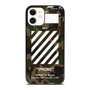 OFF WHITE CAMO ARMY iPhone 12 Case OFF WHITE CAMO ARMY iPhone 12 Case